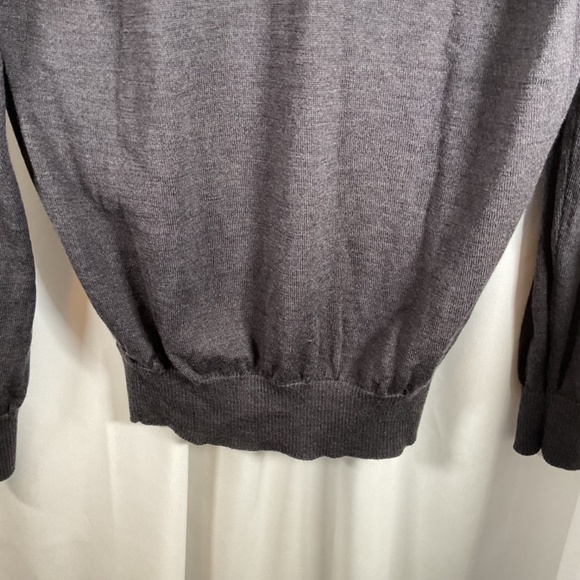 Asket The Merino Wool Crewneck Pullover Sweater Mens Size Small Gray Winter - Picture 4 of 9